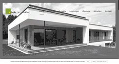 Desktop Screenshot of holzarchitekten.at